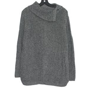 Talbots Sweater Minimalist Cozy Casual Neutral Quiet Luxury Capsule Gray XLP